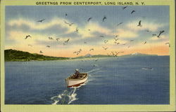 Greetings From Centerport Long Island, NY Postcard Postcard