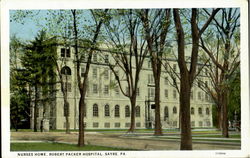 Nurses Home Robert Packer Hospital Sayre, PA Postcard Postcard