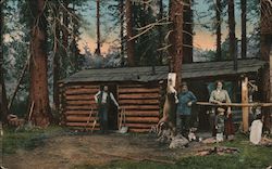 The Forest Rangers Cabin #3030 Postcard