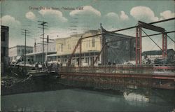 Drying Out the Seine Petaluma, CA Postcard Postcard Postcard