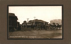 California Northwestern Railroad Depot Santa Rosa, CA Postcard Postcard Postcard