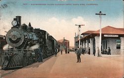 Northwestern Pacific Railroad Depot Postcard