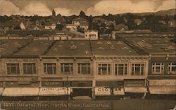 General View, 4th Street Santa Rosa, CA Postcard Postcard Postcard