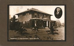 Residence of Luther Burbank Santa Rosa, CA Postcard Postcard Postcard