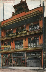 Chinese Restaurant Chinatown Postcard