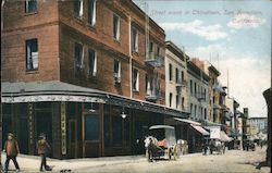 Street Scene in Chinatown Postcard