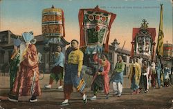 Paraqde of the Tongs, Chinatown Postcard