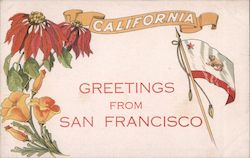 Greetings From San Francisco Postcard