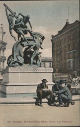 Fountain, The Mechanics, Market Street Postcard