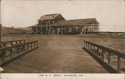 The S.P. Depot Visitacion, CA Postcard Postcard Postcard