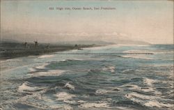 High tide, Ocean Beach Postcard