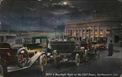 A Moonlight Night at the Cliff House Postcard