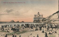 Scene at Cliff House Postcard