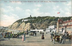 The Boulevard and Sutro Heights near the Cliff House Postcard