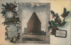 Phelan Building A Merrie Christmas and a Happy New Year San Francisco, CA Postcard Postcard Postcard