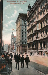 Montgomery Street - July 1905 Postcard