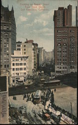 Looking Up Kearny Street From Third Street San Francisco, CA Postcard Postcard Postcard