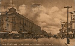 Mission and Twenty-Second Sts. Postcard