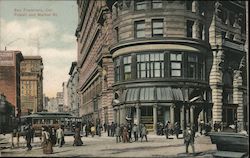 San Francisco, Cal. Powell and Market Sts. Postcard