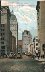 Third Street Looking Towards Market Street Postcard