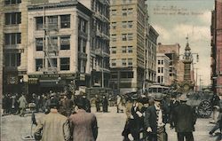 Kearney and Market Streets San Francisco, CA Postcard Postcard Postcard