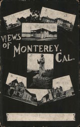 Views of Monterey, California Postcard