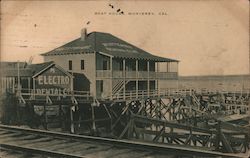 Boat House Monterey, CA Postcard Postcard Postcard