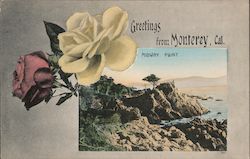 Greetings from Monterey, Cal. Postcard