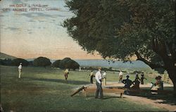 Golf Links near Del Monte Hotel Postcard