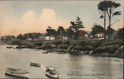 Pacific Grove from Tea Garden California Postcard Postcard Postcard