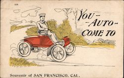 You Auto Come to Postcard