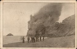 Cliff House Fire San Francisco, CA Postcard Postcard Postcard