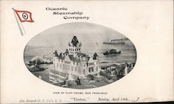 Oceanic Steamship Company View of Cliff House San Francisco, CA Postcard Postcard Postcard