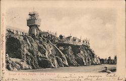 Parapet at Sutro Heights San Francisco, CA Postcard Postcard Postcard