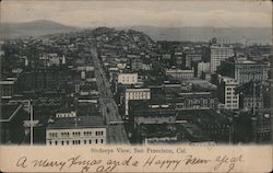 Birdseye View San Francisco, CA Postcard Postcard Postcard