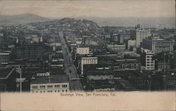 Birdseye View of San Francisco, California Postcard Postcard Postcard