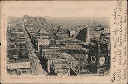 Panorama Showing Kearny Street and Telegraph Hill San Francisco, CA Postcard Postcard Postcard