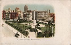 Union Square San Francisco, CA Postcard Postcard Postcard