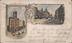 The Chronicle and Market Street Postcard