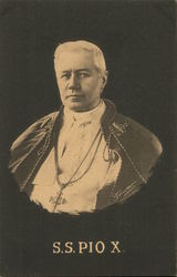 Pope Pius X Religious Postcard Postcard Postcard