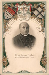 Dr. Antonius Fischer, Archbishop of Cologne Religious Postcard Postcard Postcard