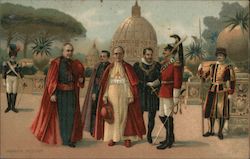 The Pope in Rome Religious Postcard Postcard Postcard