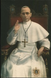 Pope Pius XII by R. Baccorini Religious Postcard Postcard Postcard