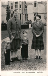 The Royal Family at Balmoral. Royalty Times Photograph Postcard Postcard Postcard