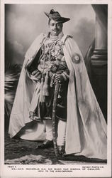 Maj.-Gen. H.H. Sir Mado Rao Sindhia of Gwalior - Ade to the King-Emperor Royalty Rotary Photo. E. C. Postcard Postcard Postcard