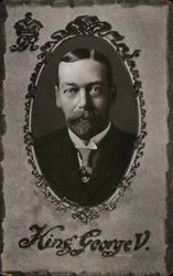 King George V. Postcard