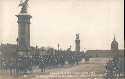 Edouard VII a Paris, 3 Mai 1903, Le Rot Revenant du Ministere des Affaires Etrangeres Postcard