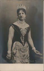 S.M. Margherita Regina D'Italia Royalty Postcard Postcard Postcard