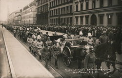 Prince Leopold's Funeral Procession - Munich, Sept. 3, 1930 Royalty Postcard Postcard Postcard