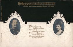 William and Augusta, King and Queen of Prussia, Emperor and Empress of Germany Postcard